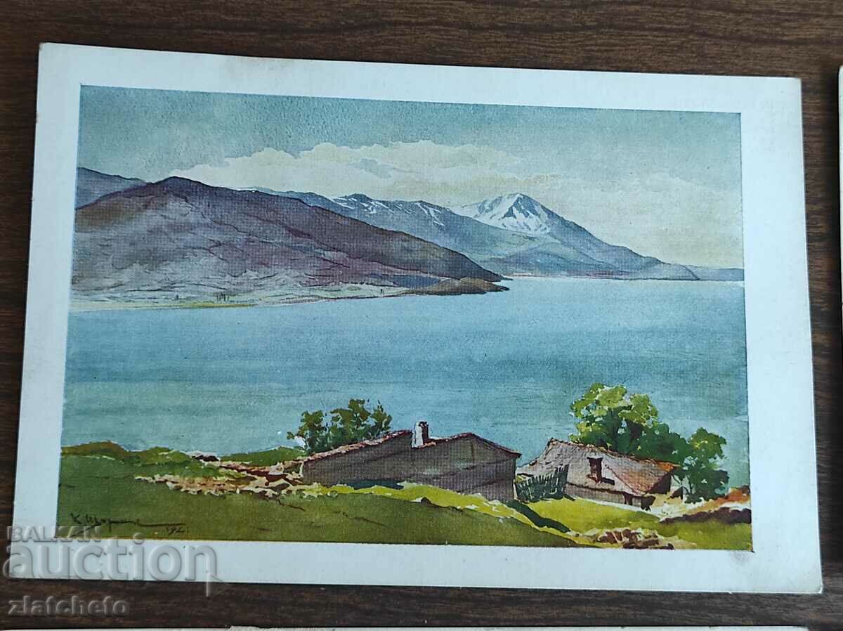 Delivery of Lot of 4 Postcards with drawings by K. Sturkelov from the 40s