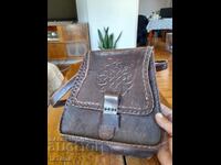 Old ladies leather bag