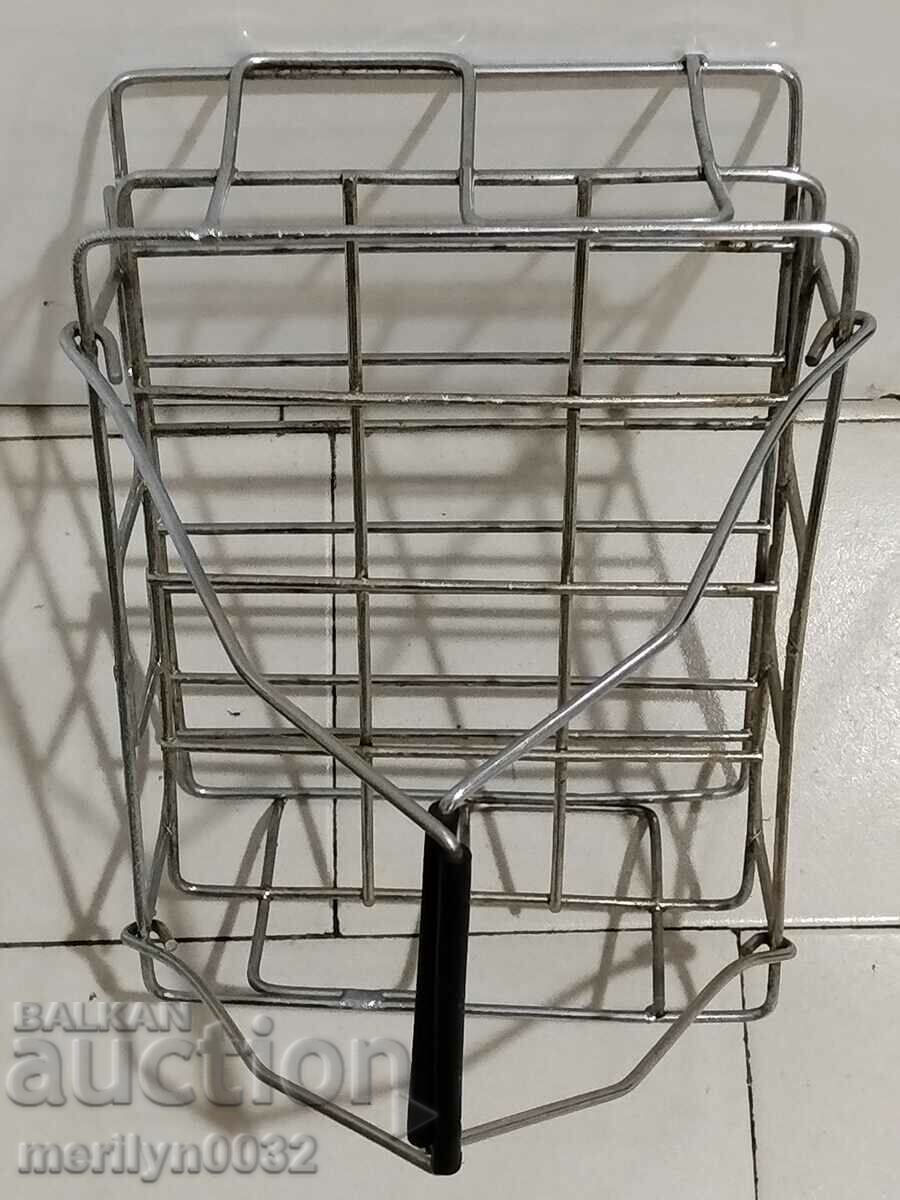 Delivery of Metal basket for bottles of lemonade, Coca Cola, NRB bag Delivery of Metal basket for bottles of lemonade, Coca Cola, NRB bag