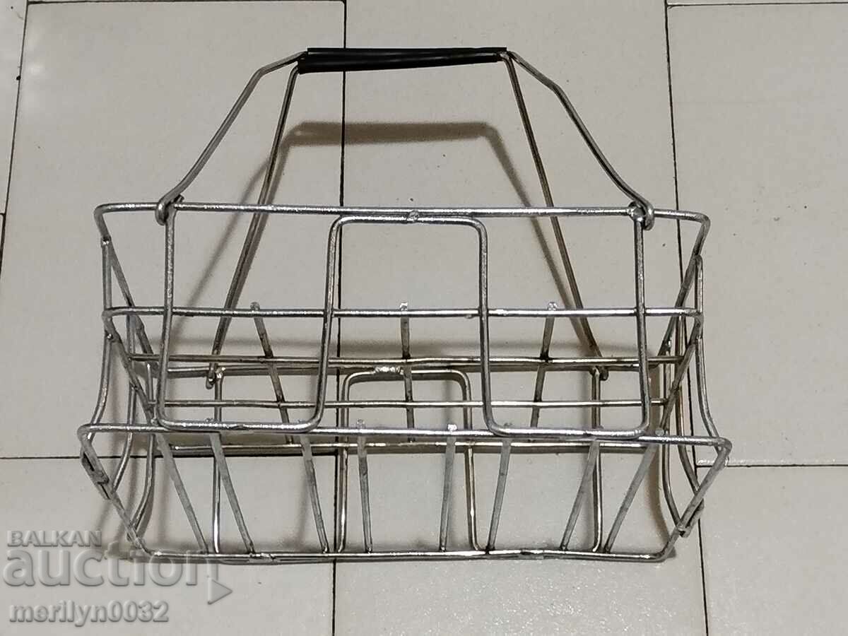 Metal basket for bottles of lemonade, Coca Cola, NRB bag - 5 Metal basket for bottles of lemonade, Coca Cola, NRB bag - 5