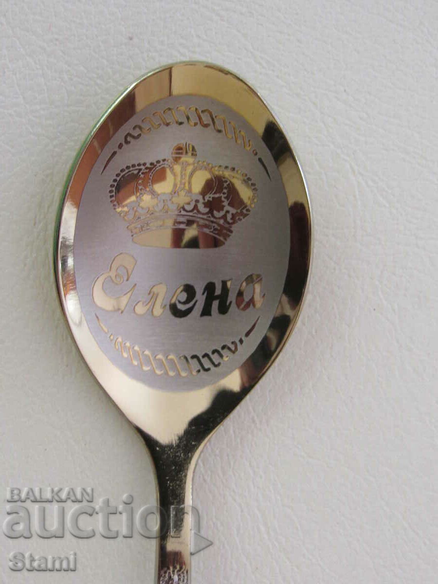 Personalized spoon for coffee or tea with the name-Elena