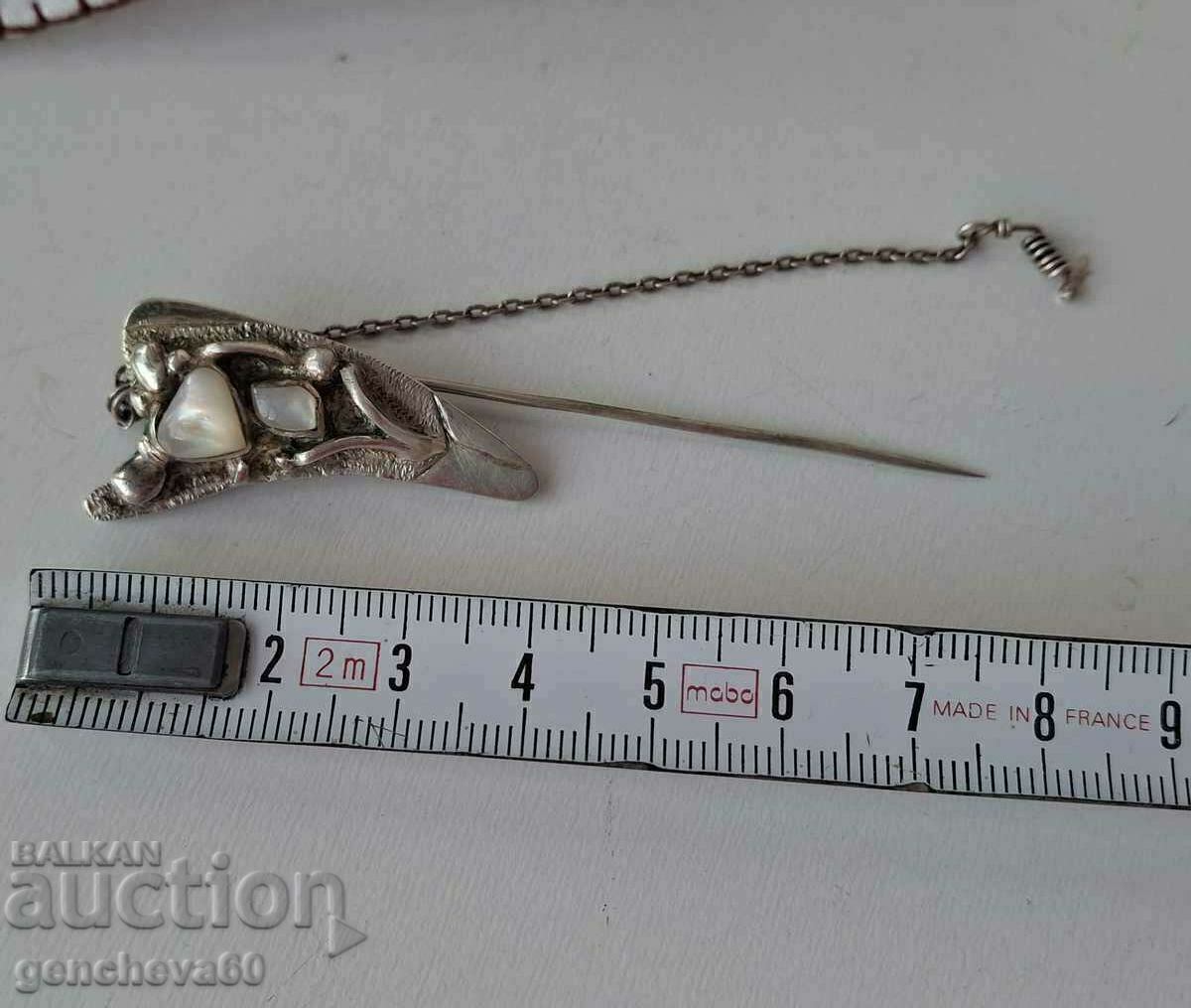 Designer silver pin - 5 Designer silver pin - 5