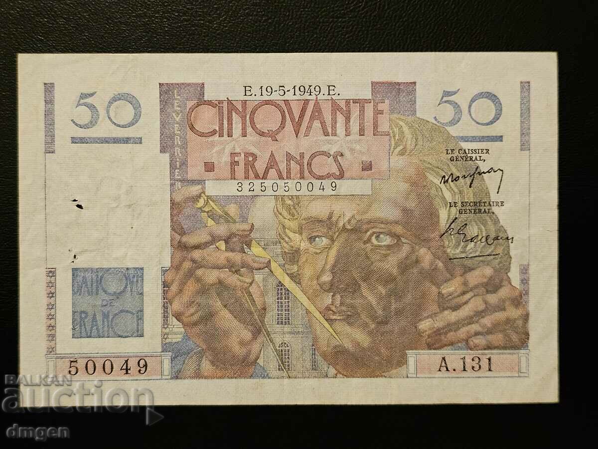 50 de franci Franța 1949