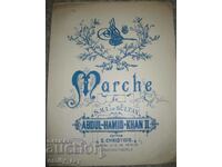 Sheet music - Marche Hamidie