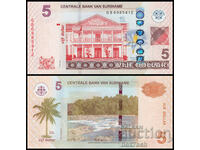 ❤️ ⭐ Surinam 2012 5 USD UNC Nou ⭐ ❤️