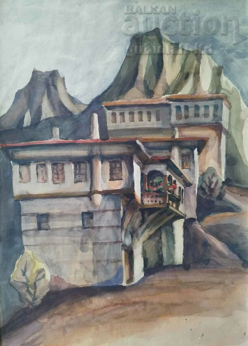 Painting, landscape, Melnik, 1974.