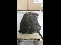 Leather helmet