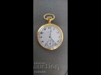 An old Genfa gilt pocket watch