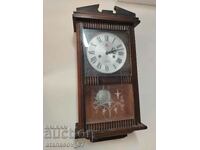 Wooden old wall clock