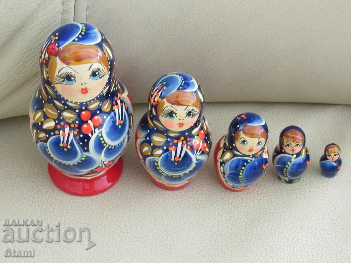 Matryoshka, 5 pieces, Russia