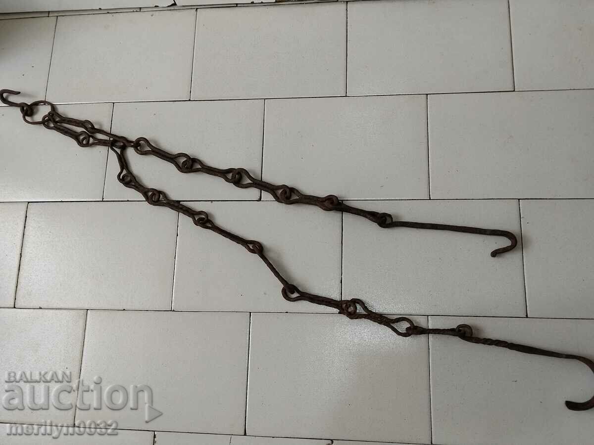 Delivery of Old Wrought Iron Hearth Chain Wrought Iron Hook Chain Delivery of Old Wrought Iron Hearth Chain Wrought Iron Hook Chain