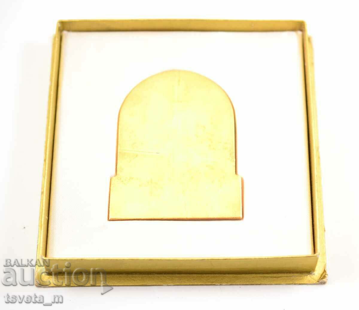 Auction Plaque - Russia USSR Moscow, enamel Auction Plaque - Russia USSR Moscow, enamel