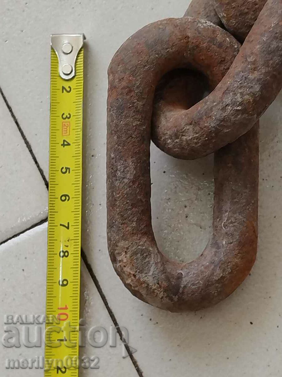 Old wrought iron chain, chain - 5 Old wrought iron chain, chain - 5