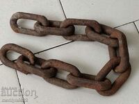 Old wrought iron chain, chain