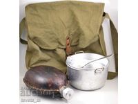 Soldier's bag with a jug, jug and spoon BNA, soc