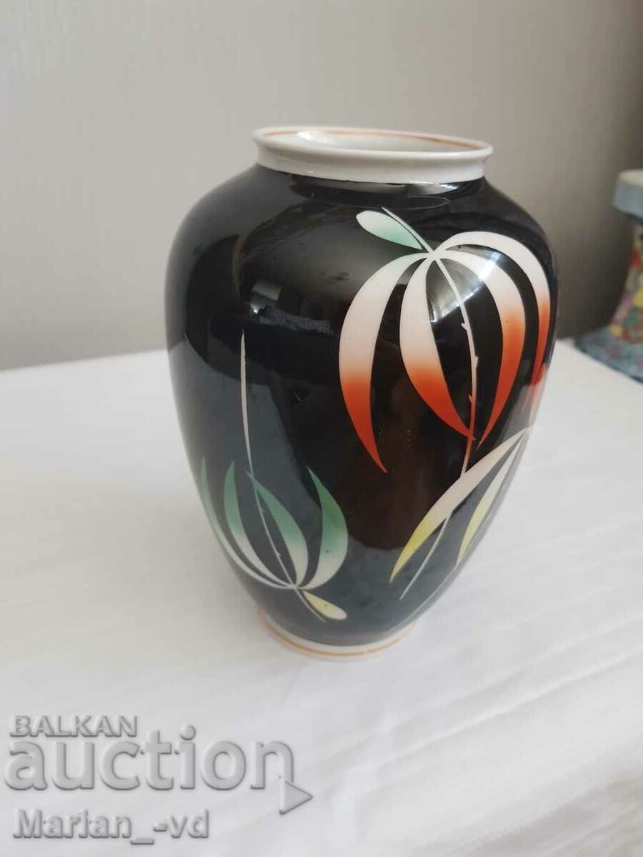 Old hand painted WALLENDORF vase - 5 Old hand painted WALLENDORF vase - 5