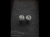 Earrings with Diamonds (Moissanite) 1.30ct