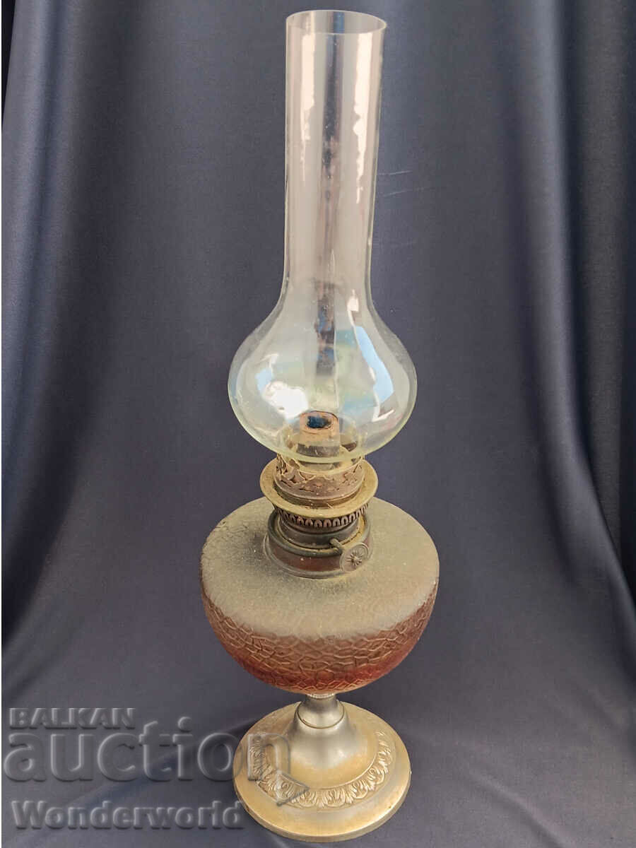 French gas lamp