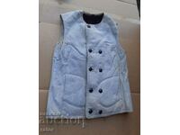 Military leather vest, waistcoat, uniform. Costumes