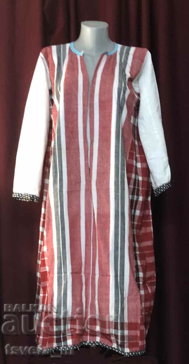 Women's long cotton shirt, folk costume