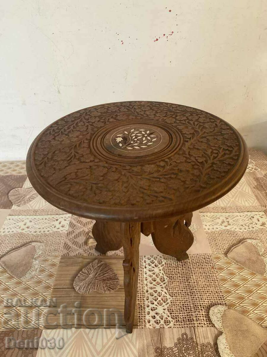 Antique Indian Hand Carved Table !!!