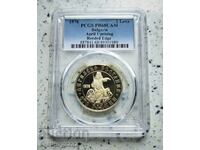 2 лева 1976 Априлско въстание PR 68 CAM PCGS