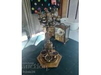 Interesting antique metal lamp