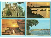 Old postcard - Nessebar, Mix