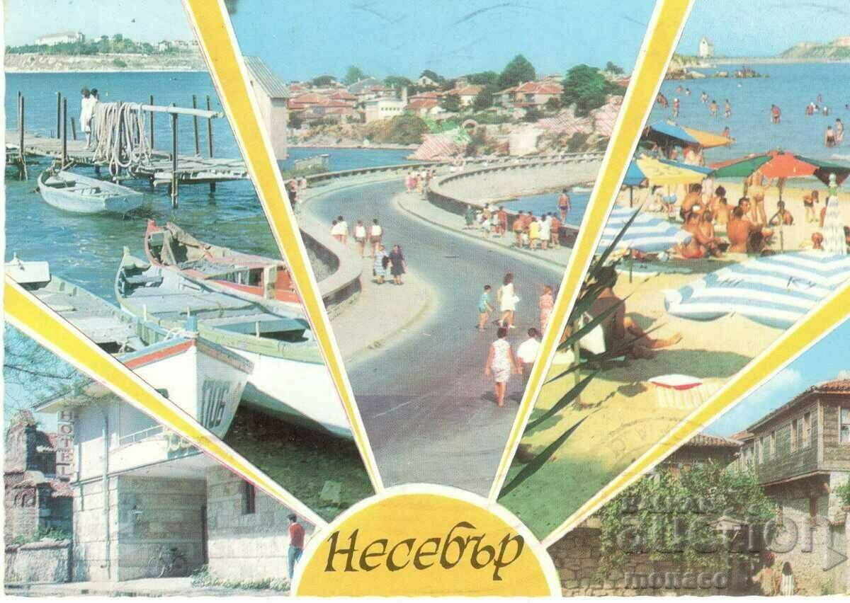 Old postcard - Nessebar, Mix