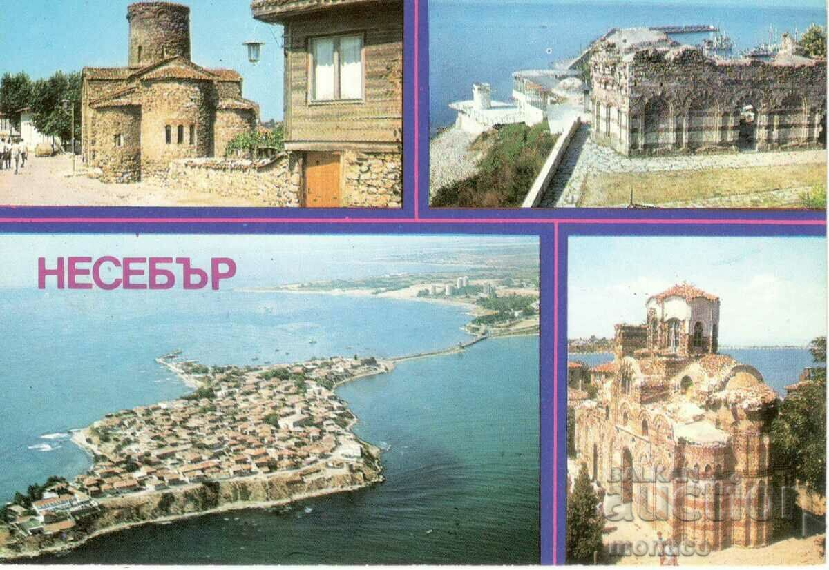 Old postcard - Nessebar, Mix