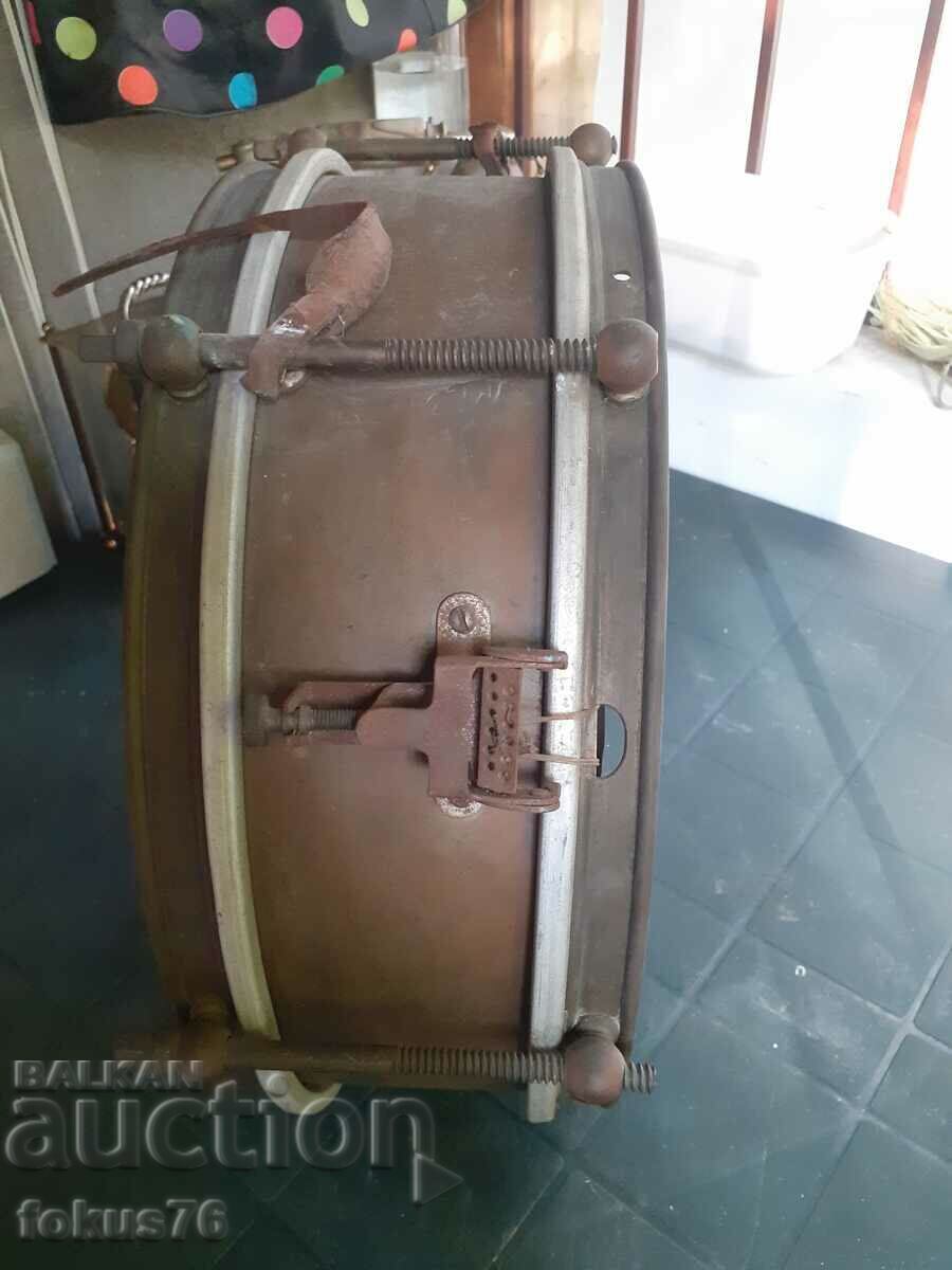 Find - Old military infantry drum - brass, leather, 19th century with price 350.00 BGN | € 178.95 Find - Old military infantry drum - brass, leather, 19th century with price 350.00 BGN | € 178.95