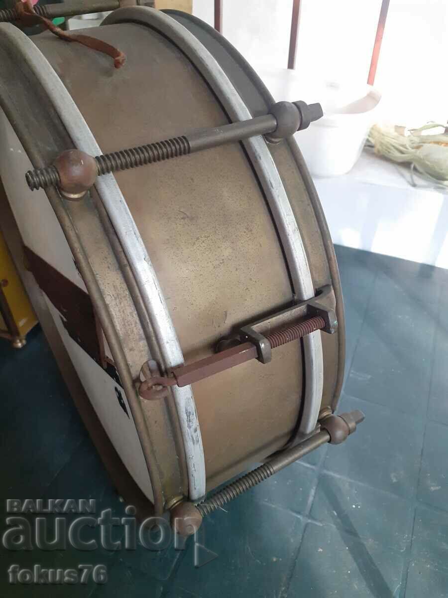 Delivery of Find - Old military infantry drum - brass, leather, 19th century Delivery of Find - Old military infantry drum - brass, leather, 19th century