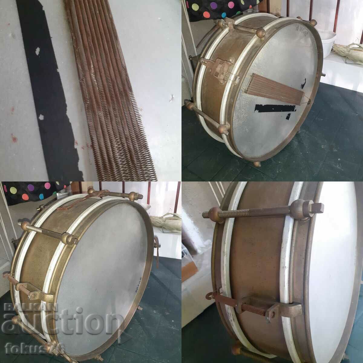 Find - Old military infantry drum - brass, leather, 19th century - 7 Find - Old military infantry drum - brass, leather, 19th century - 7