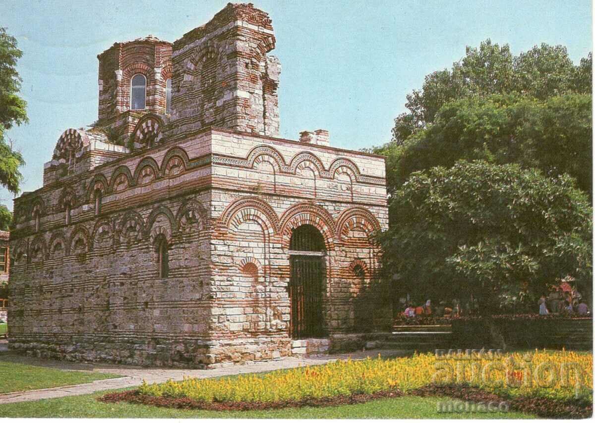 Old card - Nessebar, Old church