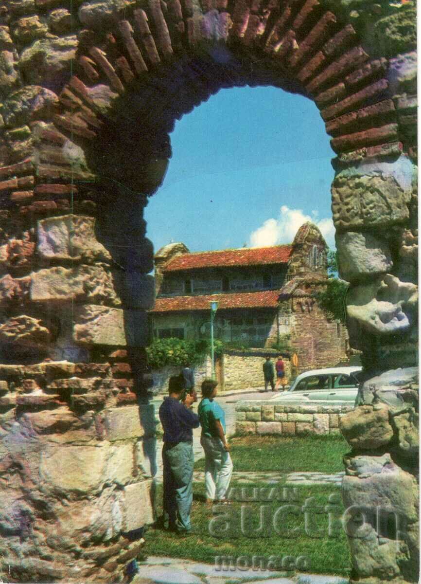 Old postcard - Nessebar, St. Stephen's Church