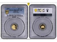 20 лева 1999 Богородица PR 69 DCAM PCGS TOP