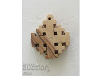 A wooden cross made of olive from Jerusalem, consecrated at the Holy Sepulcher-2