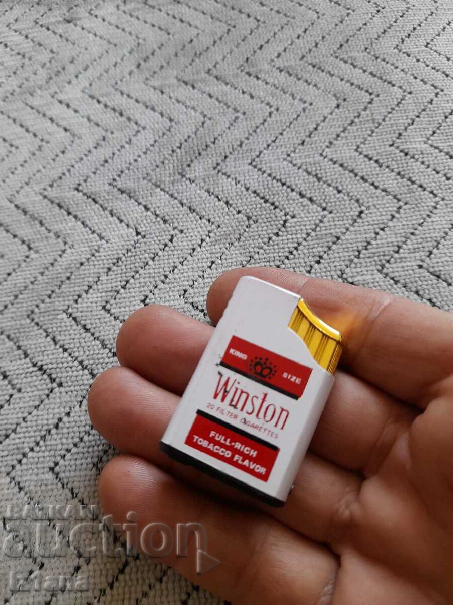 Ένας παλιός αναπτήρας Winston με τιμή 16.00 BGN | € 8.18 Ένας παλιός αναπτήρας Winston με τιμή 16.00 BGN | € 8.18