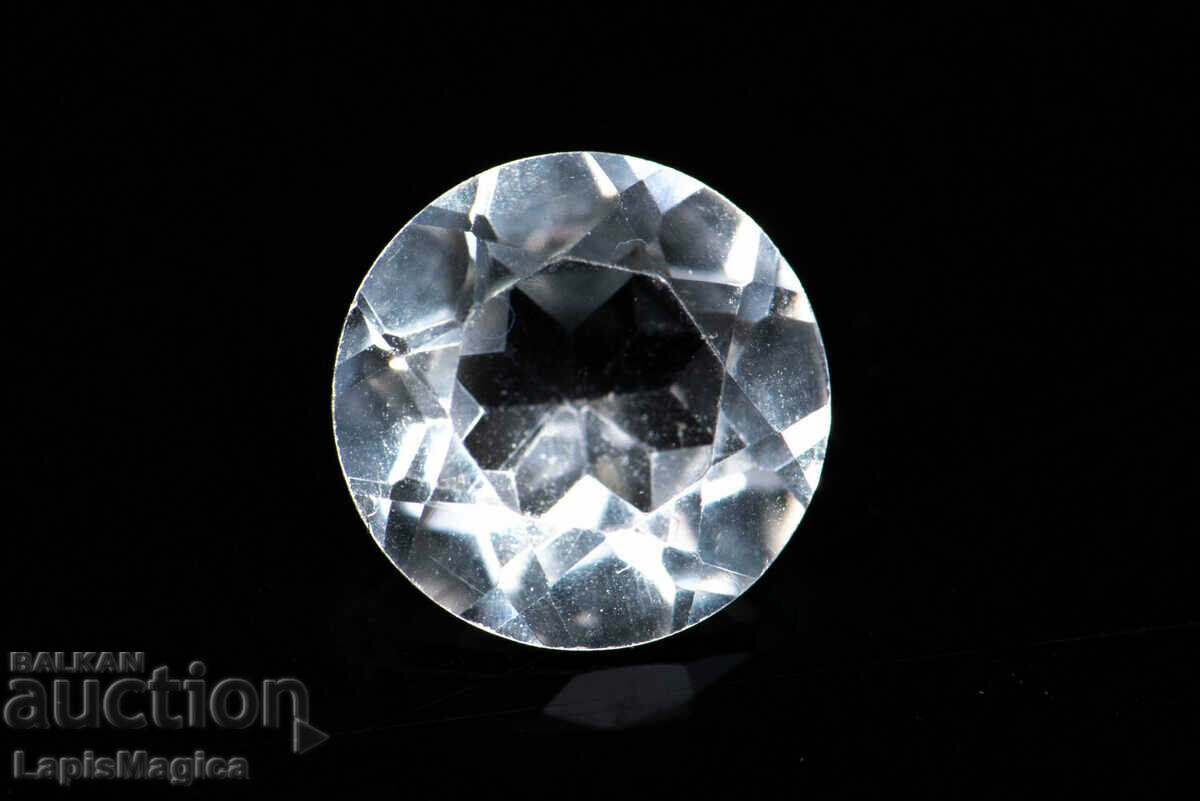 Topaz alb 0,9 ct 6 mm tăiat rotund #3