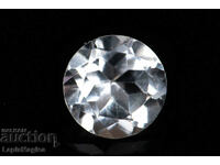 Бял топаз 1.00ct 6mm кръгла шлифовка #4