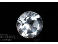 Бял топаз 1.08ct 6mm кръгла шлифовка #9