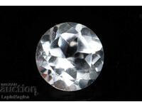 Бял топаз 1.08ct 6mm кръгла шлифовка #10