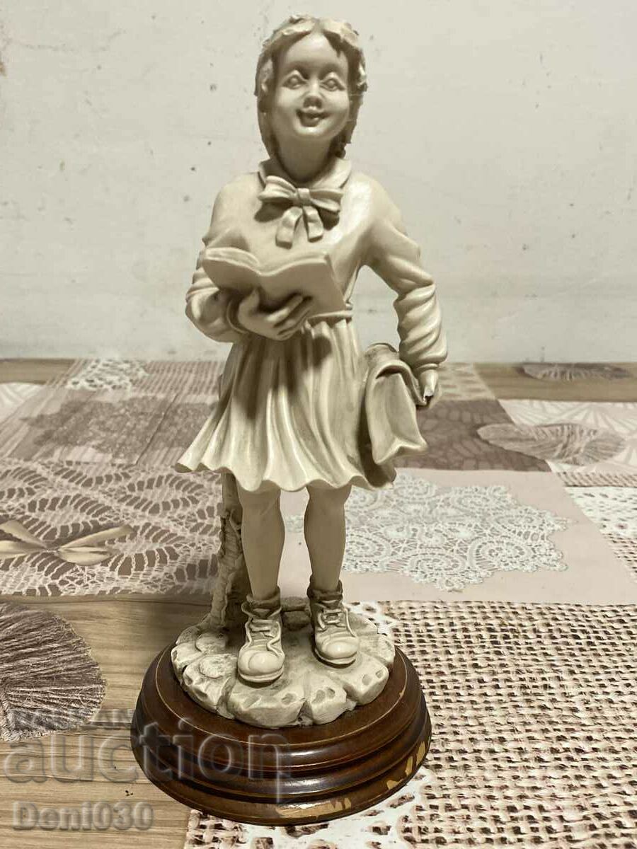 Italian marked alabaster figure