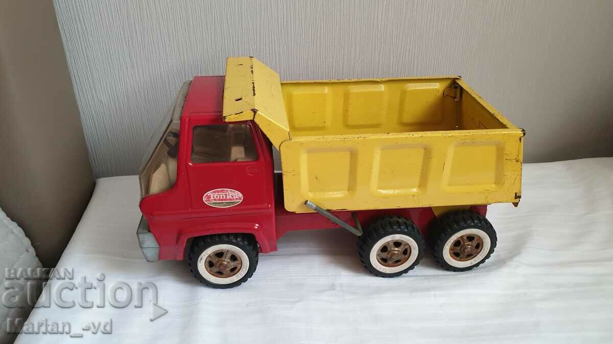 TONKA PRESSED STEEL TIPPER USA -34cm length with price 130.00 BGN | € 66.47 TONKA PRESSED STEEL TIPPER USA -34cm length with price 130.00 BGN | € 66.47