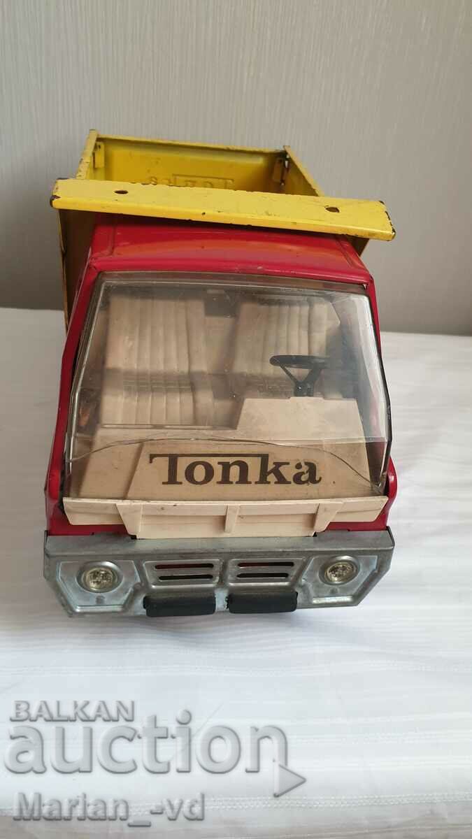 Auction TONKA PRESSED STEEL TIPPER USA -34cm length Auction TONKA PRESSED STEEL TIPPER USA -34cm length