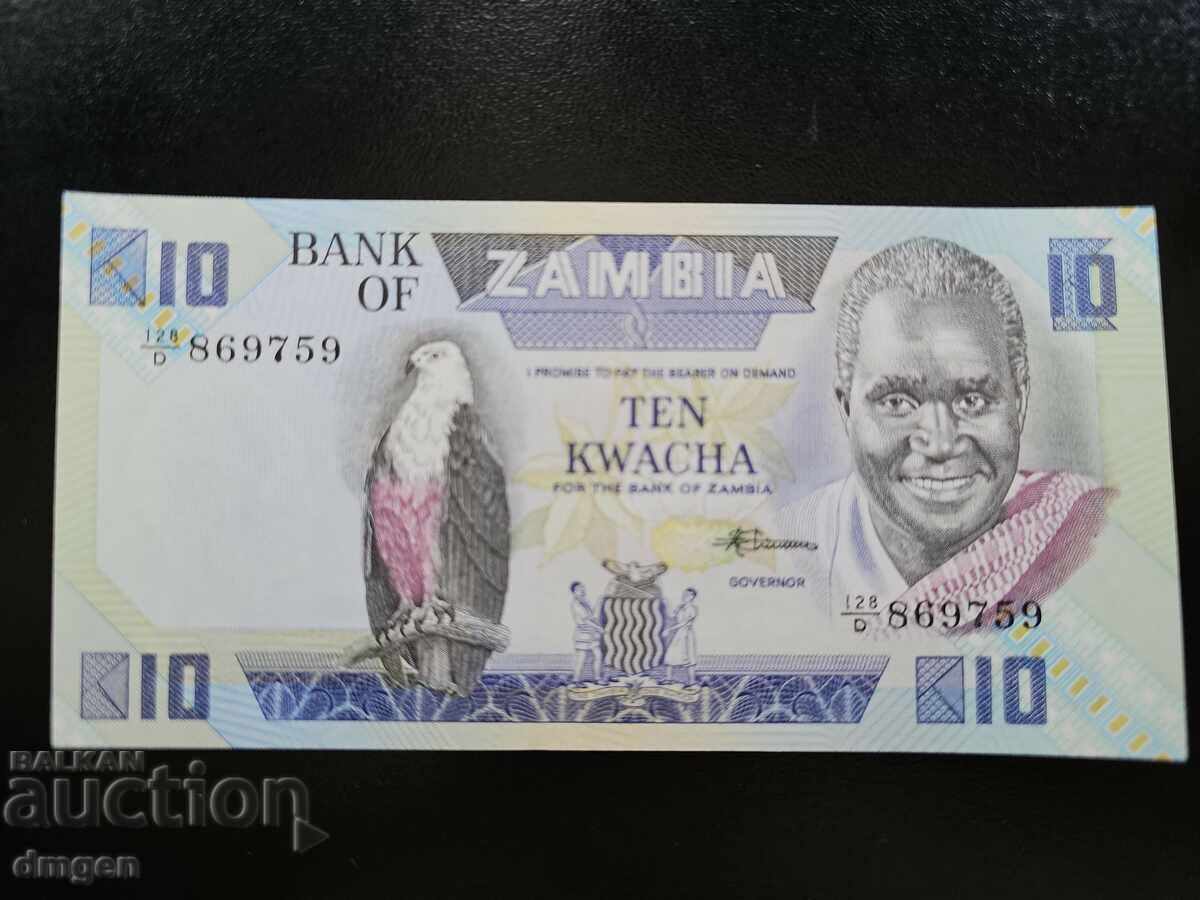 10 Kwacha Zambia UNC