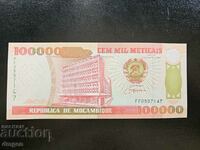 100.000 de meticali Mozambic UNC