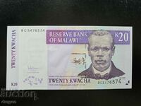 20 Kwacha Malawi 2007 UNC