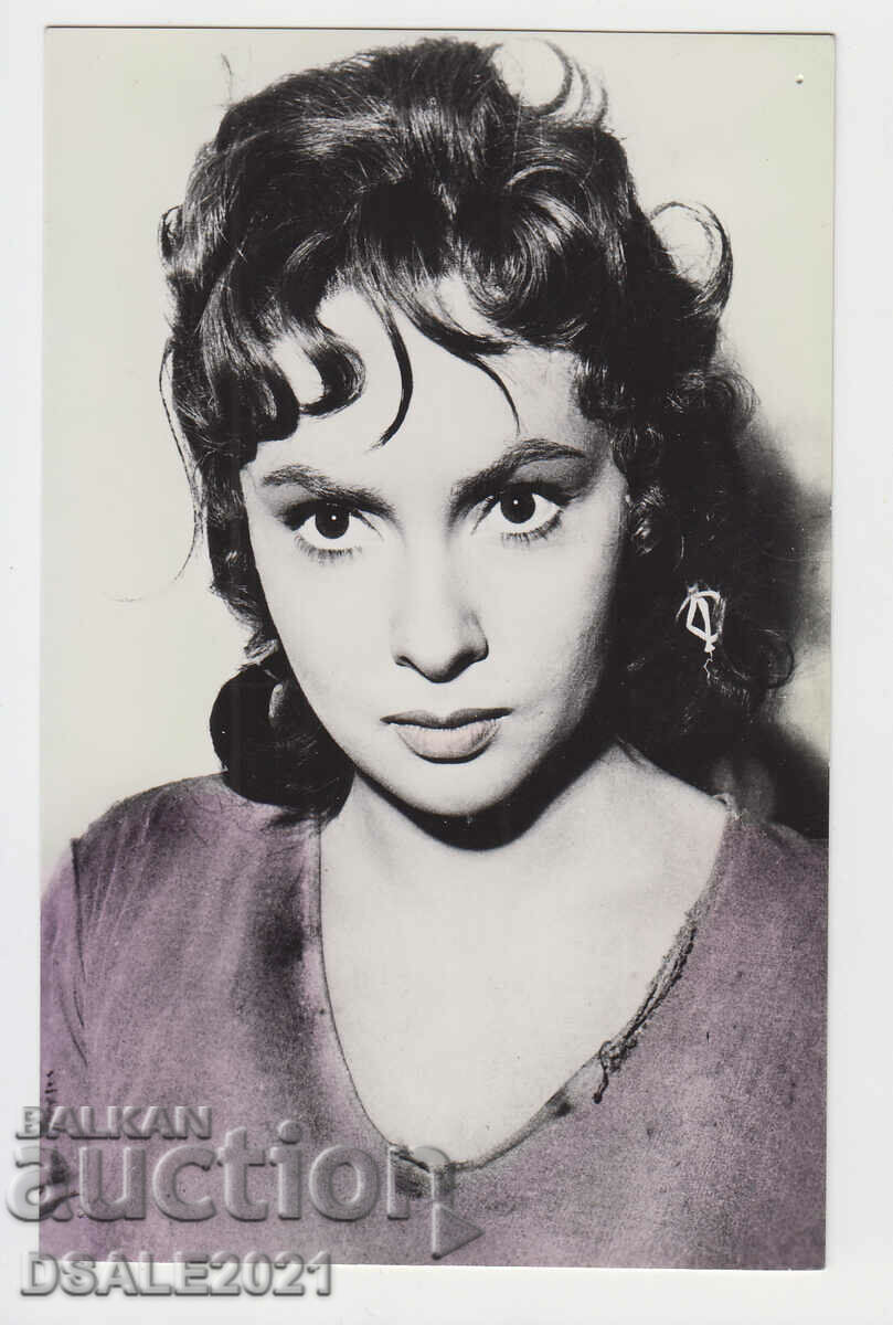 Carte poștală veche actriță GINA LOLLOBRIGIDA /16224