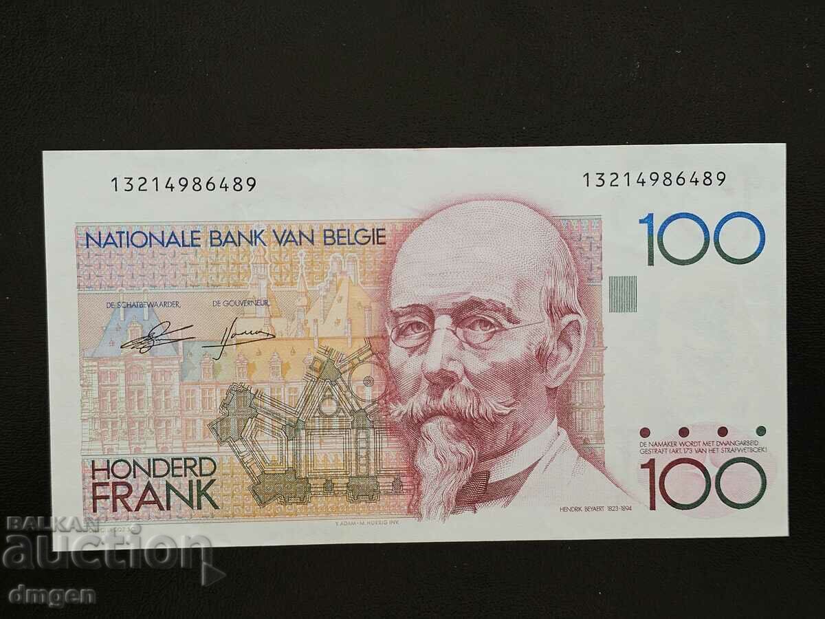 100 francs Belgium 1980